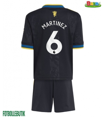 Manchester United Lisandro Martinez #6 Tredjeställ Barn 2025-26 Kortärmad (+ Korta byxor)